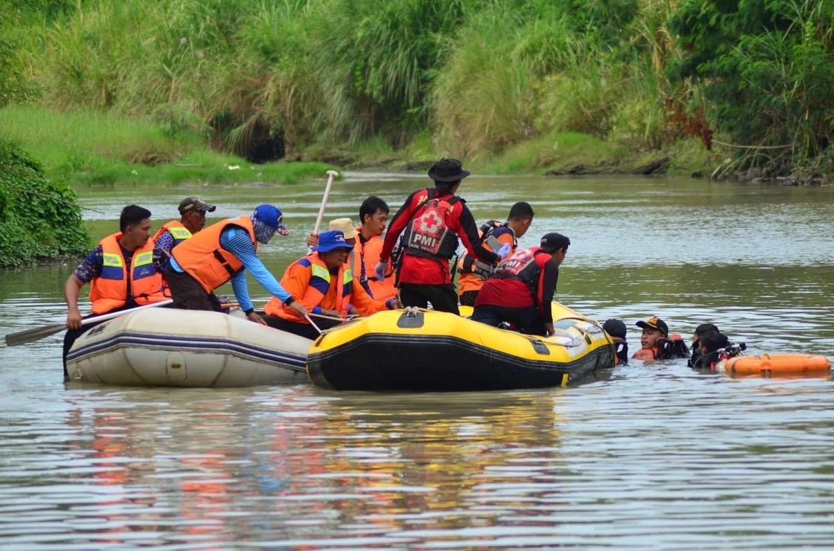 Bikin Konten di Sungai, Dua Remaja di Tegal Tewas Tenggelam