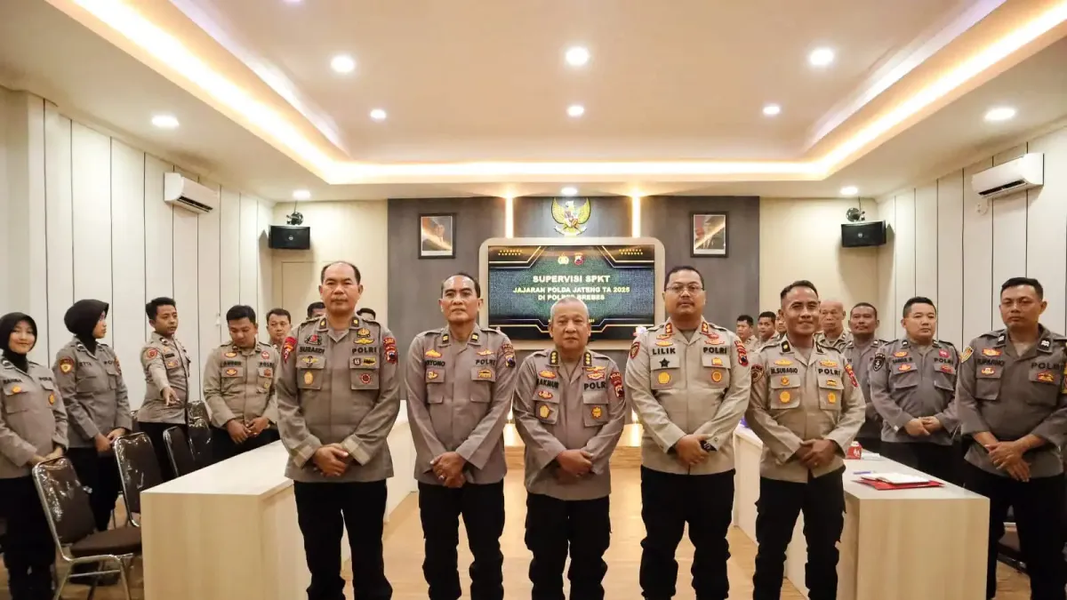 Dorong pelayanan cepat, polda jateng lakukan supervisi spkt dan layanan