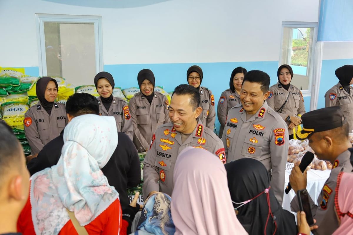 Gerakan pangan murah di gedawang: kapolri pastikan harga terjangkau untuk