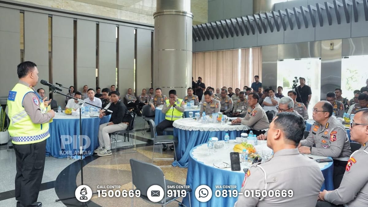 Kakorlantas puji upaya jajaran polantas wujudkan transformasi digital dan etle