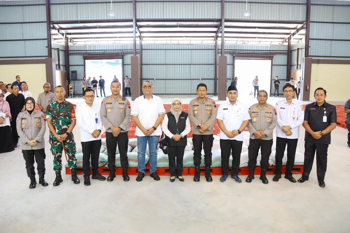 Kapolda jateng resmikan gudang jagung slog polri, dukung swasembada pangan