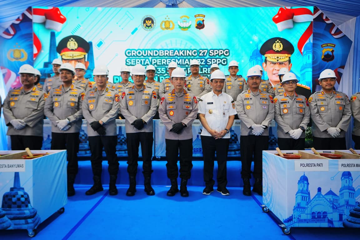 Kapolri tegaskan komitmen polri presisi, resmikan dan groundbreaking 59 sppg