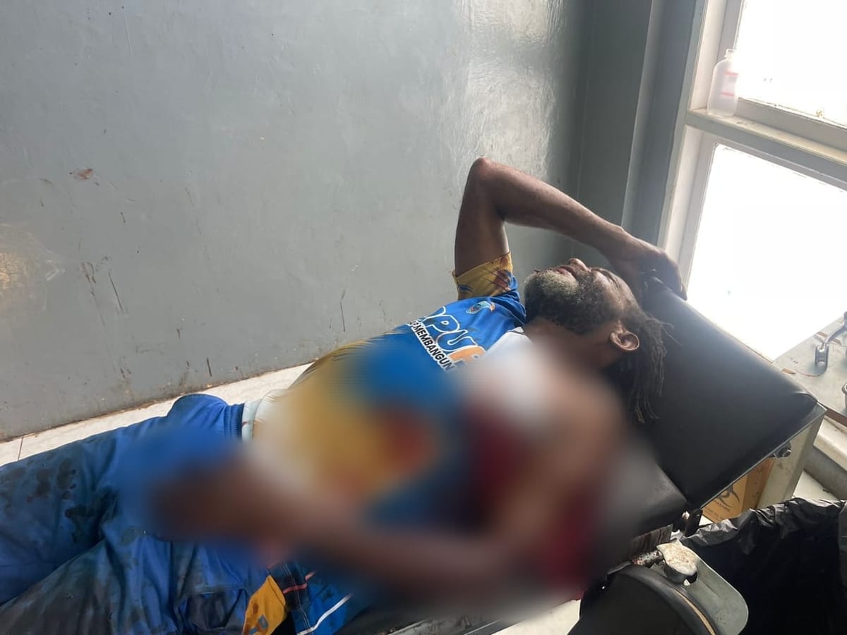 Penembakan brutal kkb di kali semen, satu warga meninggal dunia