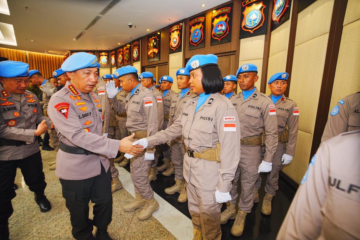 Personel terbaik polda bali diberangkatkan ke afrika tengah, ikut misi