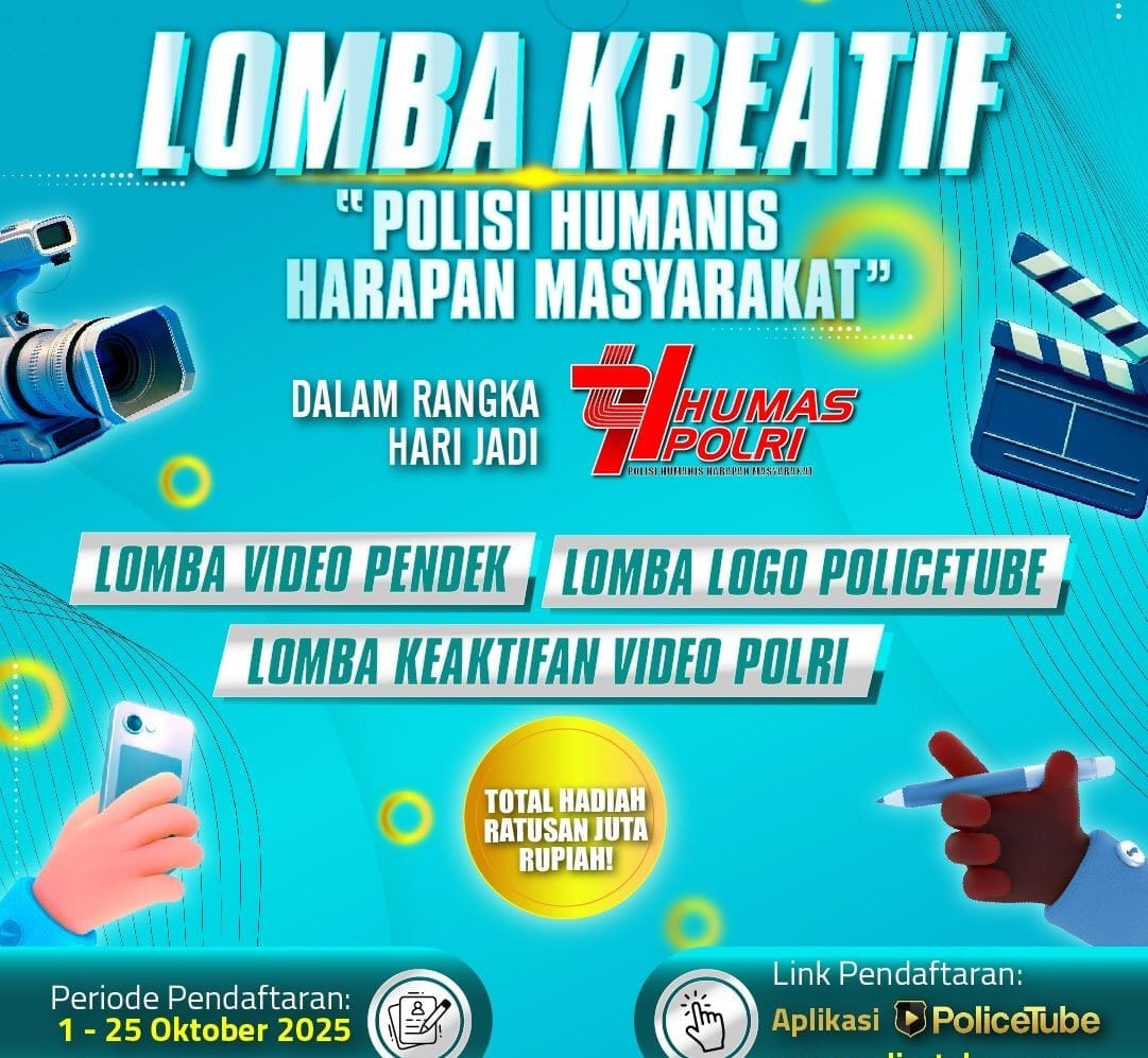 Polda jateng gelar lomba kreatif “polri humanis” sambut hut ke 74