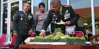 Polres semarang perkuat sinergitas tni polri di peringatan hut ke 80