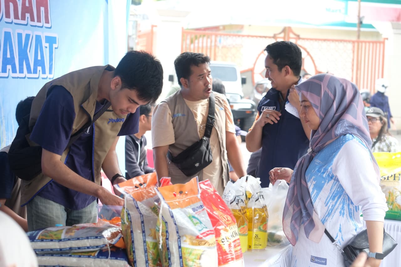 Sambut cfd banjarmasin, ditreskrimsus polda kalsel hadirkan gerakan pangan murah