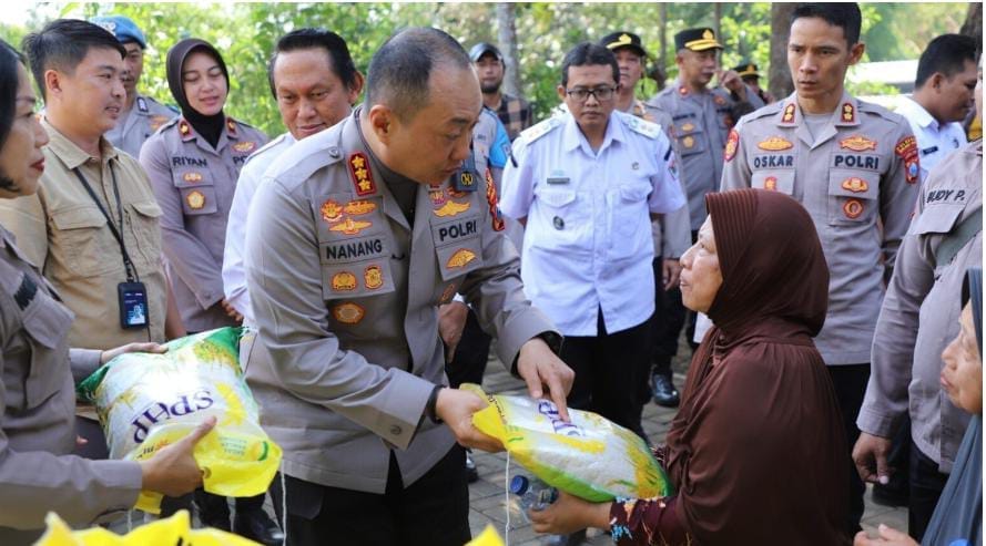Wujudkan ketahanan pangan, polresta malang kota tanam jagung serentak di