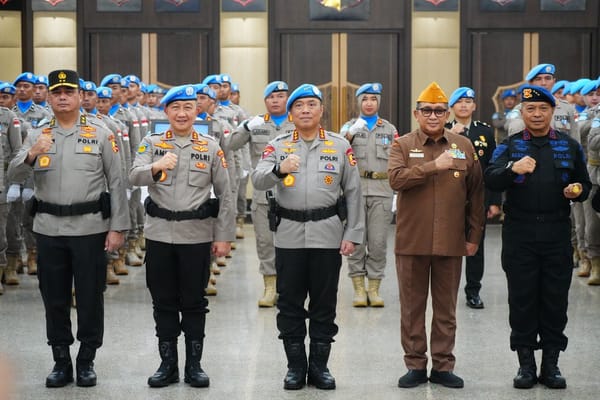 139 personel garuda bhayangkara kembali ke tanah air, wakapolri: indonesia