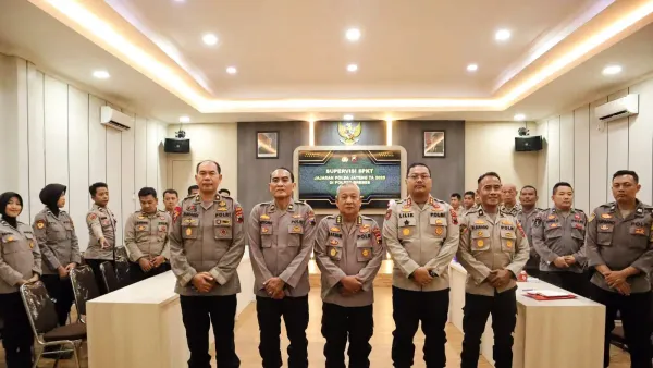 Dorong pelayanan cepat, polda jateng lakukan supervisi spkt dan layanan