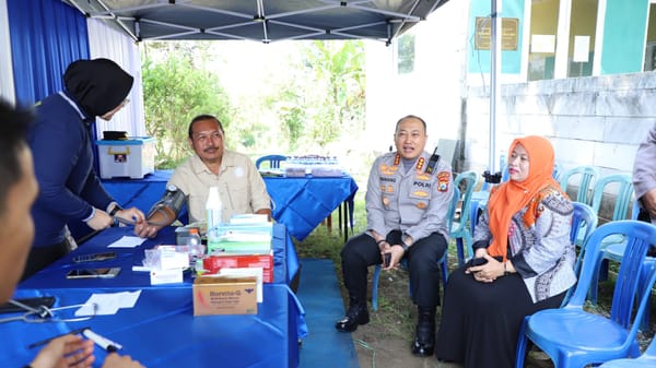 Dukung pangan nasional, polresta malang kota tanam jagung dan adakan