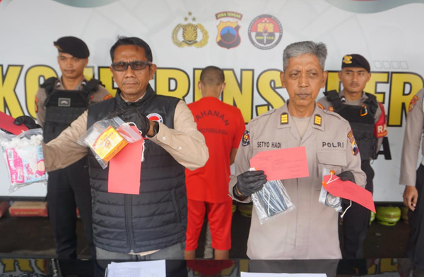 Edarkan sabu, warga banjarnegara ditangkap polres purbalingga