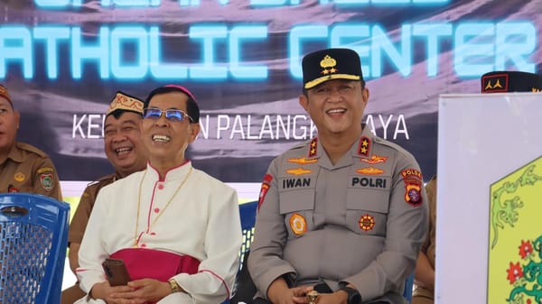 Hadiri peresmian jalan salib, kapolda kalteng tekankan pentingnya toleransi dan
