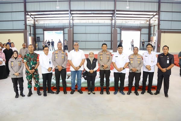 Kapolda jateng resmikan gudang jagung slog polri, dukung swasembada pangan