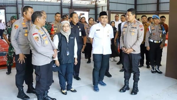 Kapolda jateng resmikan pengoperasian gudang jagung polri di boyolali