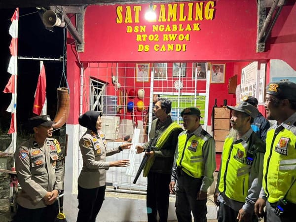 Kapolres semarang kunjungi satkamling ngablak, dorong partisipasi warga dalam keamanan