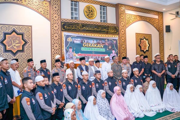 Masjid gemuruh oleh dzikir: wakapolda sumbar brigjen pol solihin dan