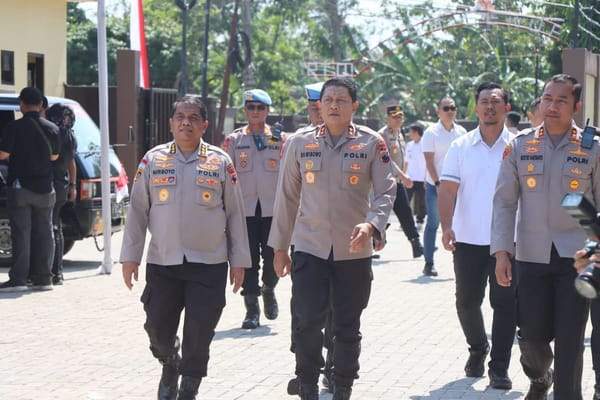 Pastikan stok aman, kapolda jateng cek gudang ketahanan pangan polri