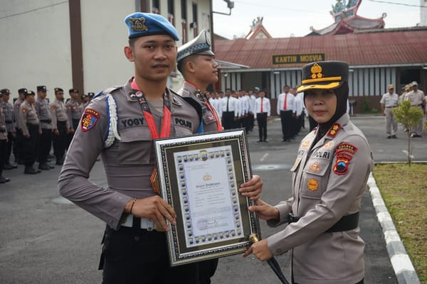 Polres magelang kota berbangga, dua personelnya borong prestasi di ajang