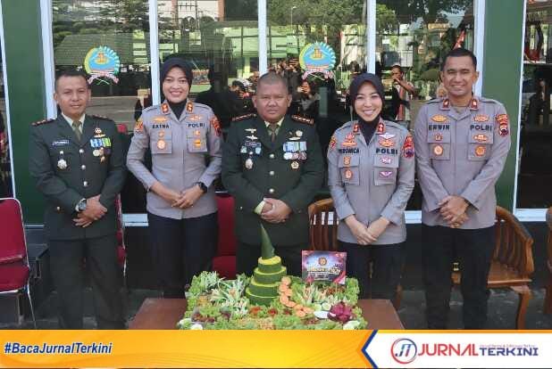 Polres semarang perkuat sinergi dengan tni di peringatan hut ke 80