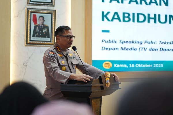 Polresta banyumas hadirkan pak bhabin dan tarmin ngaklak dalam pelatihan