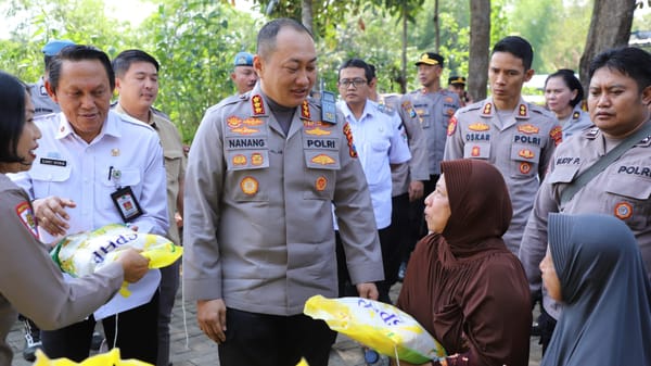 Polresta malang kota ajak warga perkuat ketahanan pangan lewat tanam