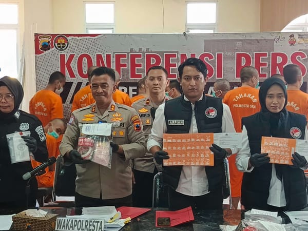 Polresta surakarta tangkap 75 tersangka kasus narkoba, sita 0,5 kg