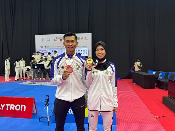 Polwan polres sukoharjo sumbang emas di pon 2025, harumkan nama