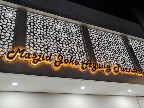 Ponpes ulumul quran resmikan masjid joko agung purnomo di depok