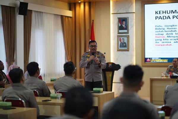 Seru! polresta banyumas gandeng pak bhabin dan tarmin ngaklak di