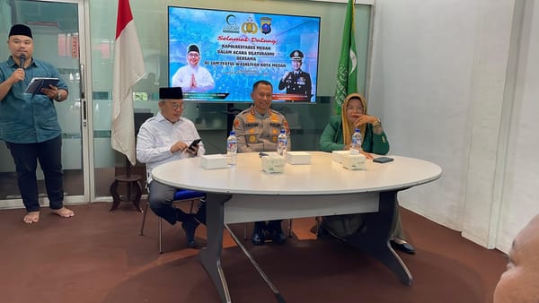 Silaturahmi sejuk kapolrestabes medan ke al washliyah: wujud polri humanis