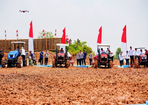 Wapres bersama polri gelar tanam jagung serentak kuartal iv, wujudkan