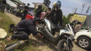 Sebanyak 150 Motor Berknalpot Brong Diamankan Polres Batang