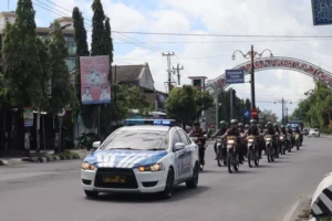 Polres Sukoharjo Gelar Patroli Skala Besar Jelang Kampanye terbuka