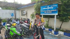 Berantas Knalpot Brong, Polres Rembang Gencarkan Razia