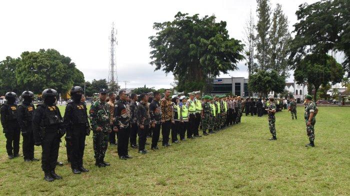 Apel Gabungan Dalam Rangka Pengamanan Kunjungan Presiden Joko Wid