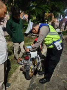 Malam Tahun Baru, Polres Sukoharjo Tertibkan Seratusan Knalpot Brong