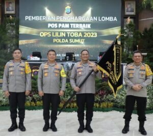 Pos PAM Nataru Terbaik, Kapolres Humbahas Dapat Penghargaam Kapolda Sumut