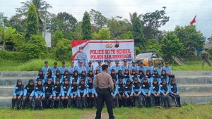 Beri Sosialisasi Pelajar, Polres Banjarnegara Larang Knalpot Brong