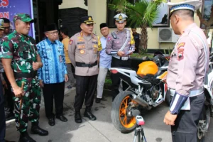 Polresta Magelang Bersama Forkopimda Musnahkan Ratusan Kenalpot Brong