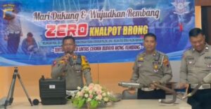 Satlantas Polres Rembang Sosialisasi Knalpot Brong ke Bhayangkari