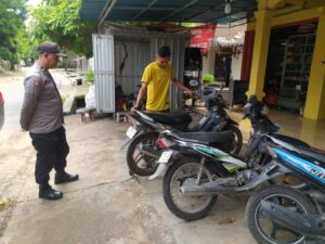 Polsek Pancur Rembang Sosialisasikan Larangan Knalpot Brong di Bengkel Motor