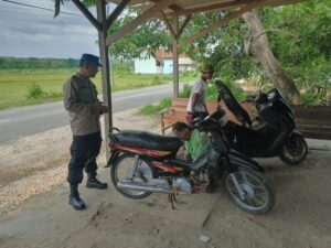 Sosialisasi Larangan Knalpot Tidak Standar di Bengkel Motor oleh Polsek Pancur Rembang