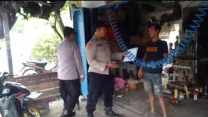 Sosialisasi Larangan Knalpot Tidak Standar di Bengkel Motor oleh Polsek Sumber Rembang