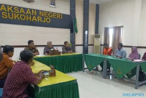 Curi Motor, Pemuda Tawangsari Sukoharjo Dibebaskan Lewat Keadilan Restoratif