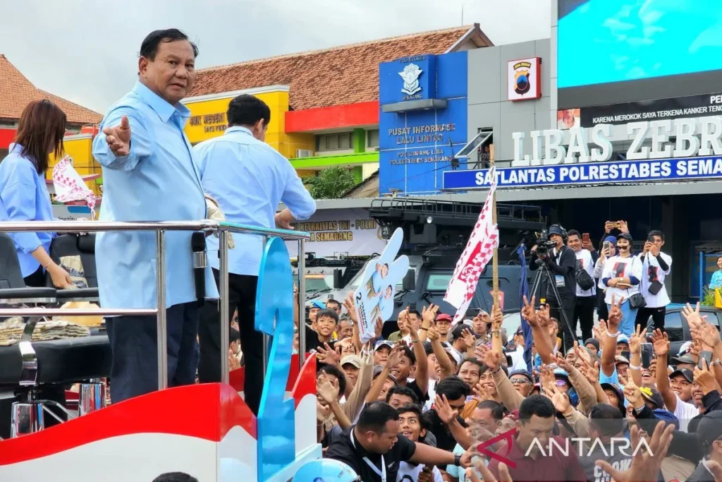 Kampanye Prabowo-Gibran di Semarang,1.535 personel gabungan Beri Pengamanan