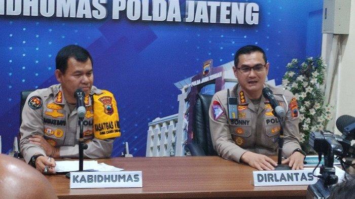 Kabid Humas Polda Jateng Kombes Satake Bayu Dan Dirlantas Polda Jawa Tengah Kombes Sonny Irawan