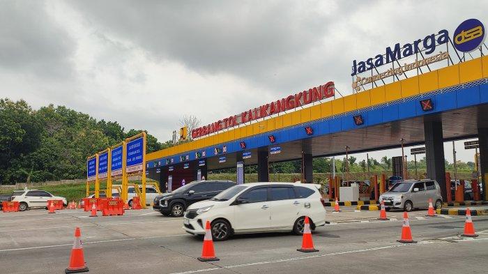 Kondisi Arus Lalu Lintas Di Gerbang Tol Kalikangkung Saat Arus Balik 2024