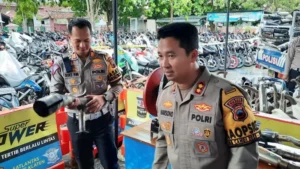 Seribuan Sepeda Motor Berknalpot Brong Diamankan Polres Klaten