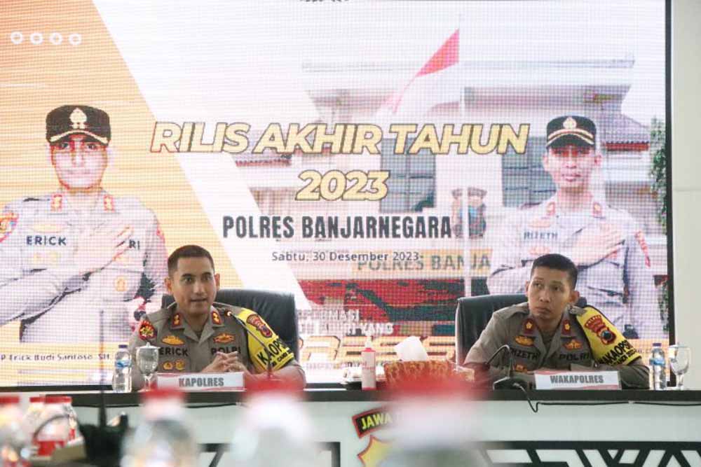 Ok 3 Sepanjang Tahun 2023 Polres Banjarnegara Ungkap 93 Kasus Kejahatan